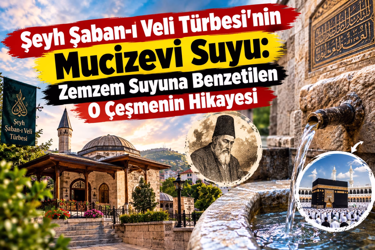 Şeyh Şaban-ı Veli Türbesi'nin Mucizevi Suyu: Zemzem Suyuna Benzetilen O Çeşmenin Hikayesi