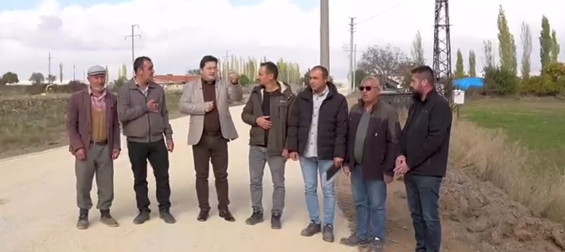 Bolvadin’de yeni yol yatırımı başladı