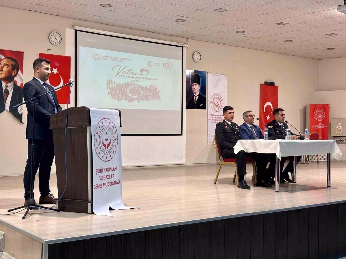 Şehit babası ve gaziler öğrencilerle buluştu