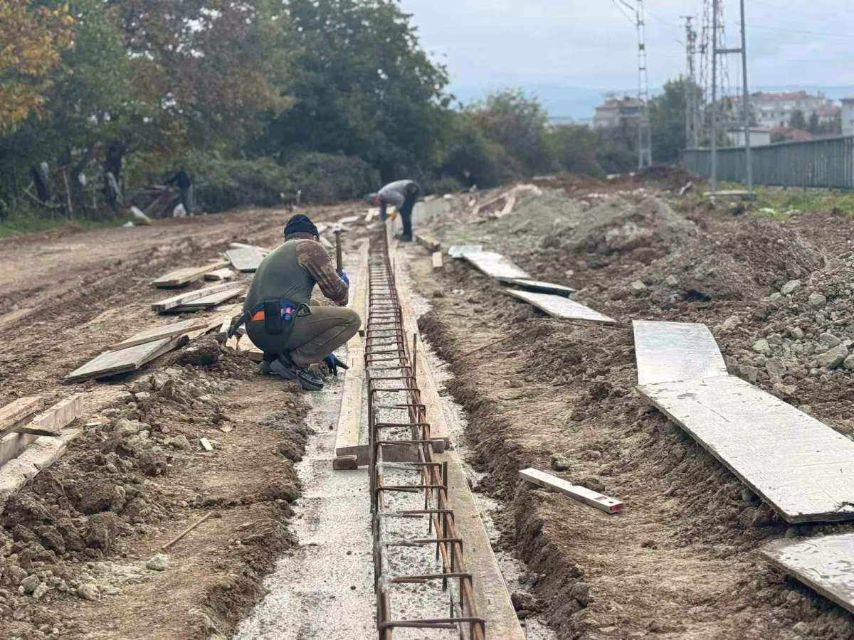 Taşköprü’de Bisiklet Yolu Projesinde Sona Doğru